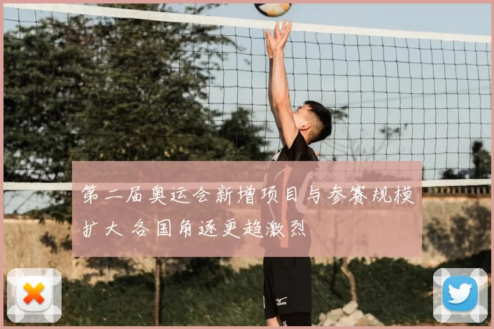 第二届奥运会新增项目与参赛规模扩大 各国角逐更趋激烈